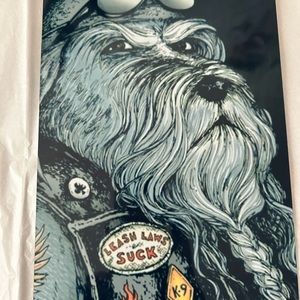 Bad Dog aluminum sign